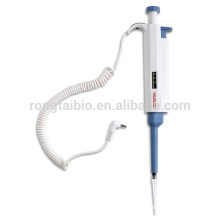 RONGTAI Micro pipetas de volumen variable digital de un solo canal con interruptor 0.5-10ul